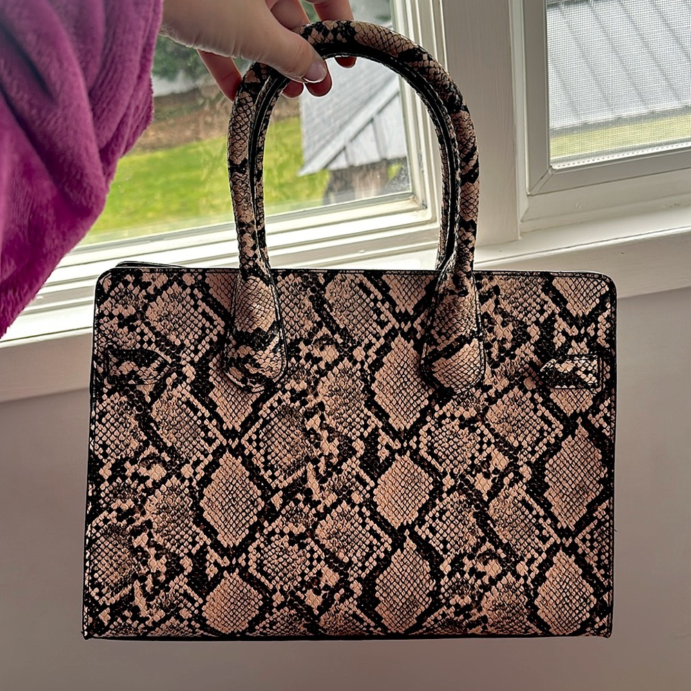 Snakeskin purse